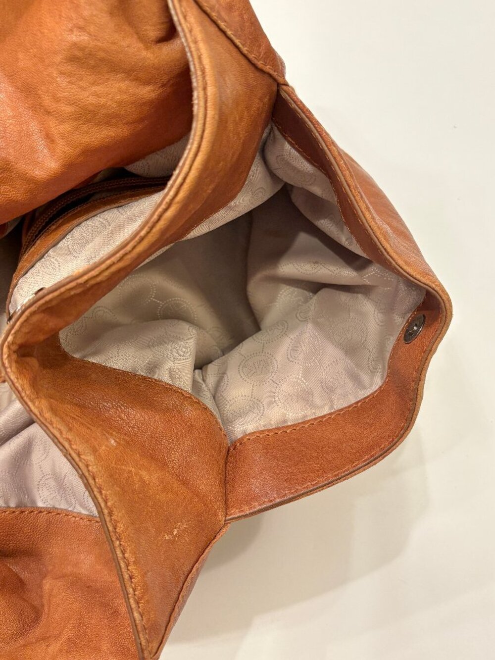 Y2K Leather Michael Kors hobo bag - Picture 5 of 6